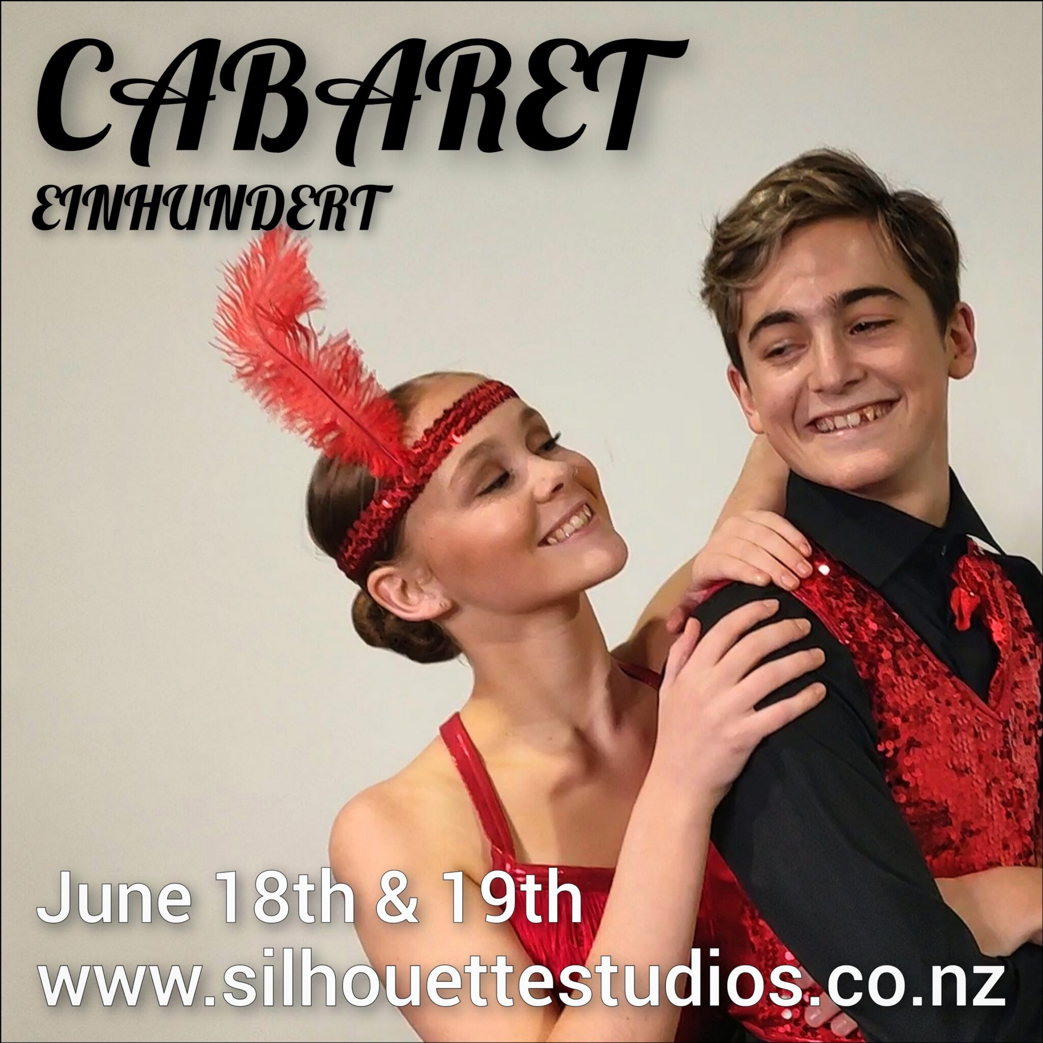 CABARET EINHUNDERT RAISED SINGLE SEAT Sunday 7 30pm Silhouette 